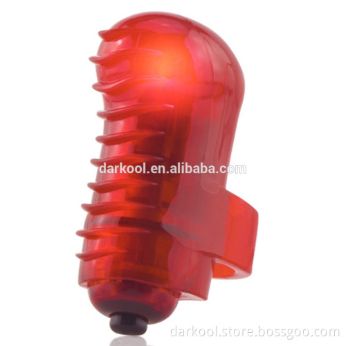 B012/Vibrating Tickler Finger Vibrator Ring Brush Strong Bullet Vibe Climax Stimulator Female Masturbation Tool Sex Toy